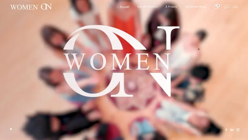 Site Women On coaching développement personnel femmes par Aura Production